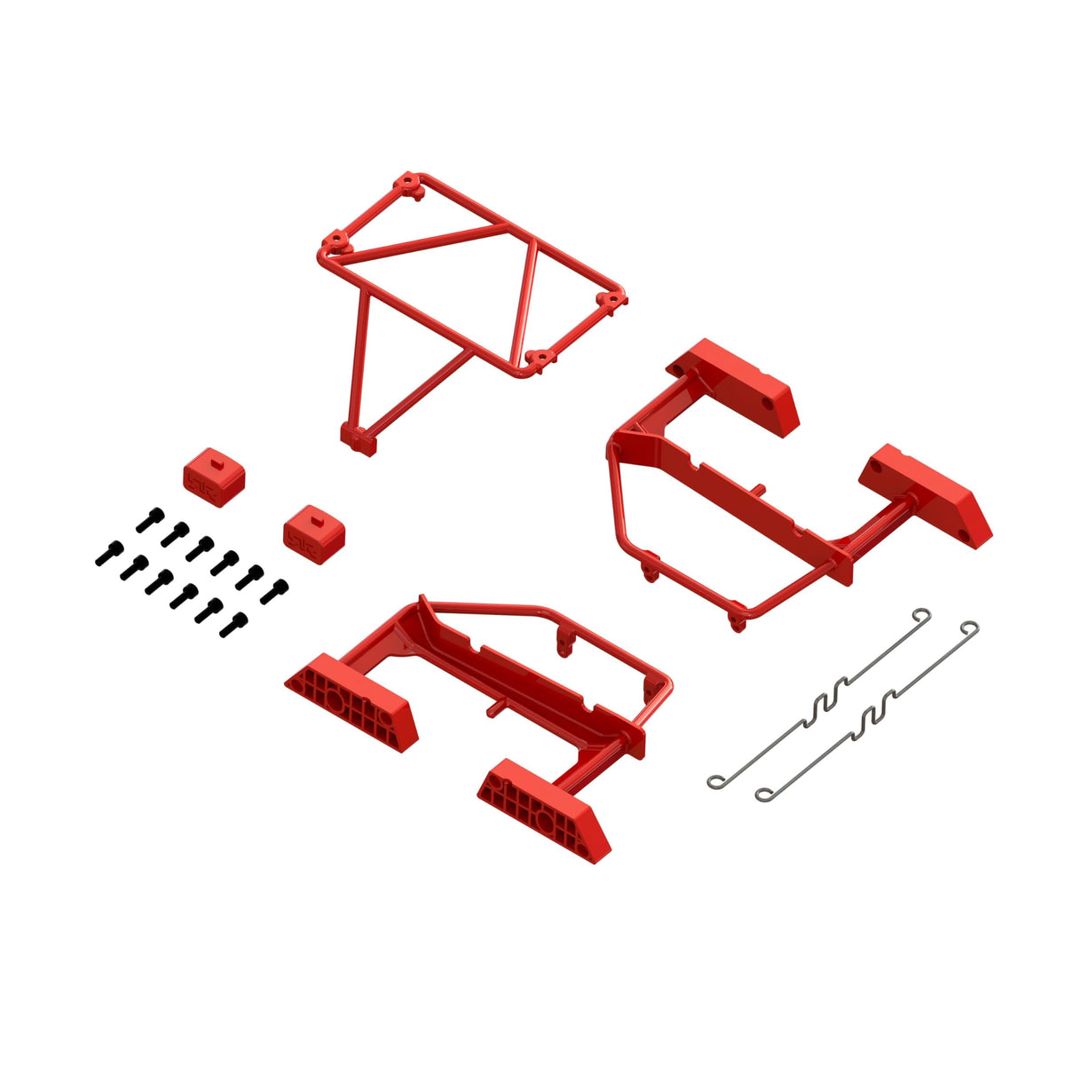 Arrma ARA320820 Desert Truck Body Roll Cage Set (Red) - GROM