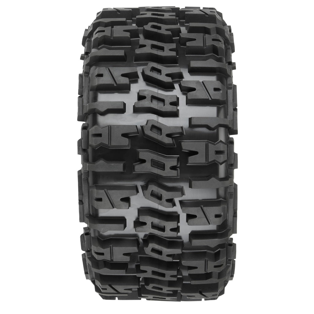 Pro-Line 1024010 1/6 Trencher F/R 5.7” Tires Mounted 24mm Black Raid 8x48 Hex (2)