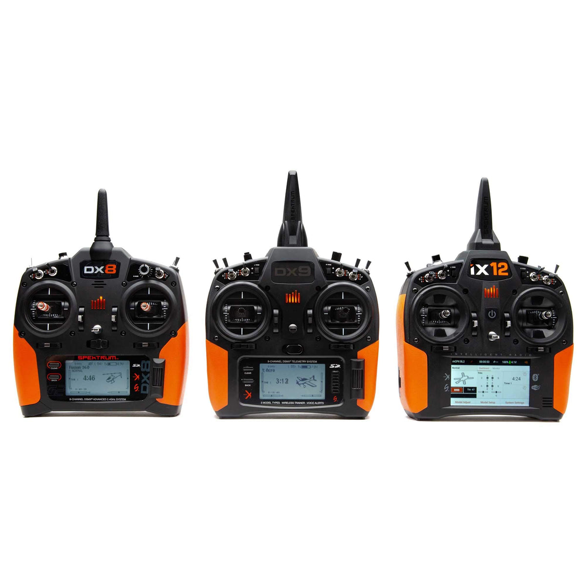 Spektrum SPMA9609 Orange Grip Set w/ Tape: DX6G2/3 DX8G2