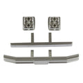 Team Associated 41082 CR12 Ford F150 Bumper Set, satin chrome