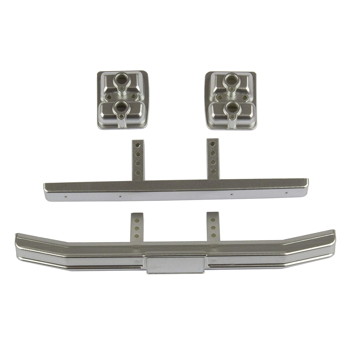 Team Associated 41082 CR12 Ford F150 Bumper Set, satin chrome