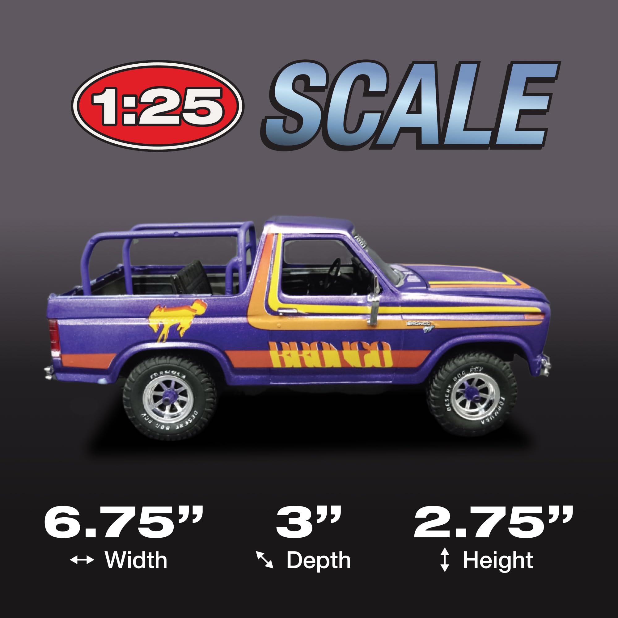 MPC 991 1980 Ford Bronco 4x4 Off-Road 1/25 Plastic Model Kit