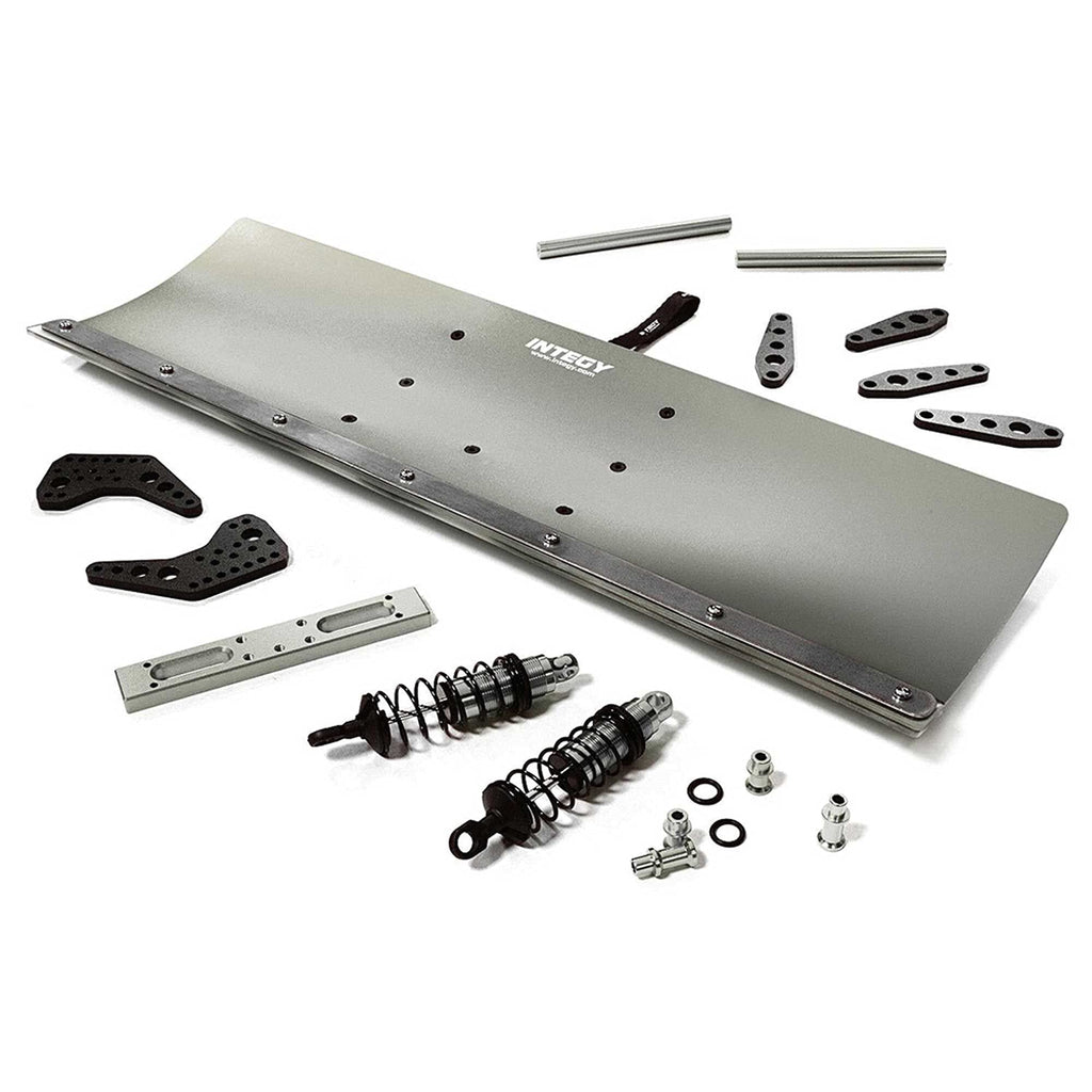 Integy C29092GREY Alloy 500mm Snowplow Kit for Arrma 1/8 Kraton6SBLX