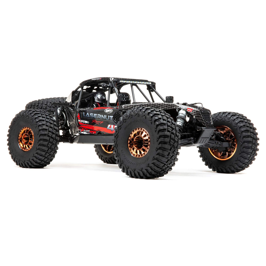 Losi LOS03028T2 Lasernut U4 Black, SMART ESC: 1/10 4WD RTR
