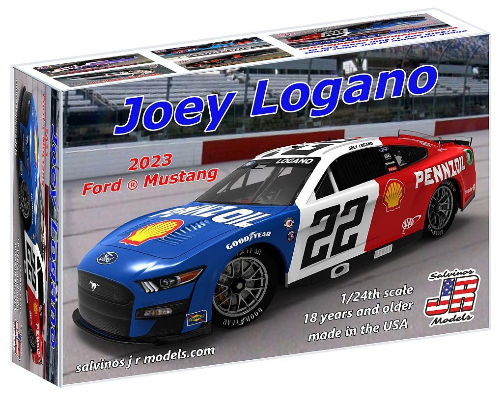 Salvinos JR Models PF2023JLDA 1/24 Team Penske 2023 Joey Logano Ford Mustang