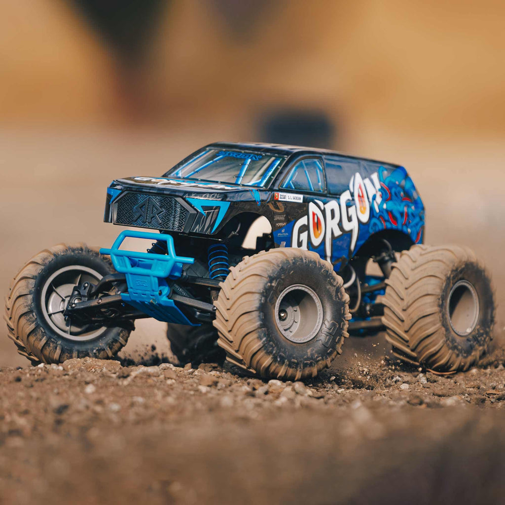Arrma ARA3230T1 GORGON 2wd MT 1/10th RTR (No Battery), Blue