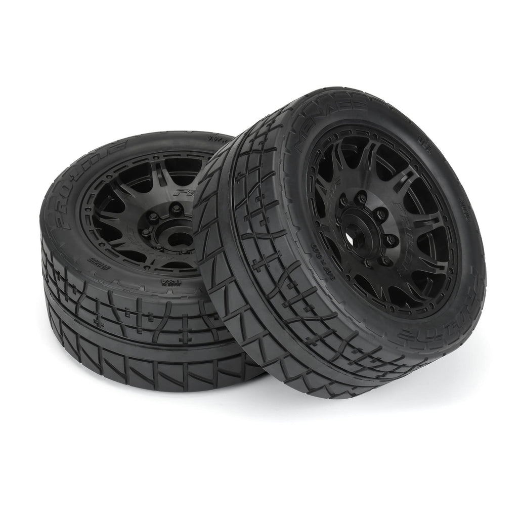 Pro-Line 1020510 Menace HP Mounted Raider Tires 5.7 Black (2) 24mm Hex