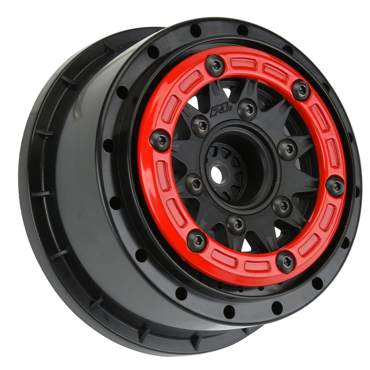 Pro-Line 281104 Raid 2.2/3.0 BdLc Rd/Blk SC Whl