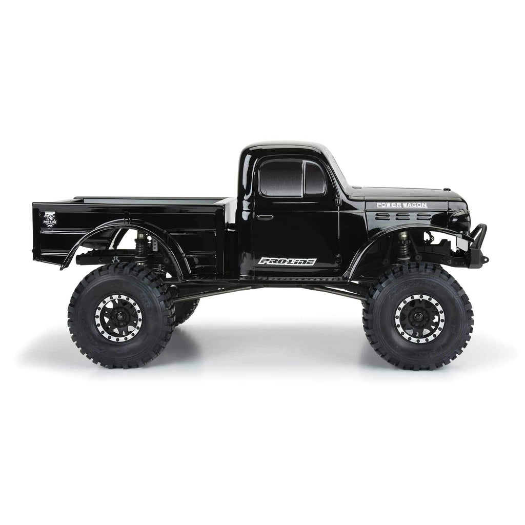 Pro-Line 349918 1946 Dodge Power Wagon (Black) 12.3" WB Crawlers