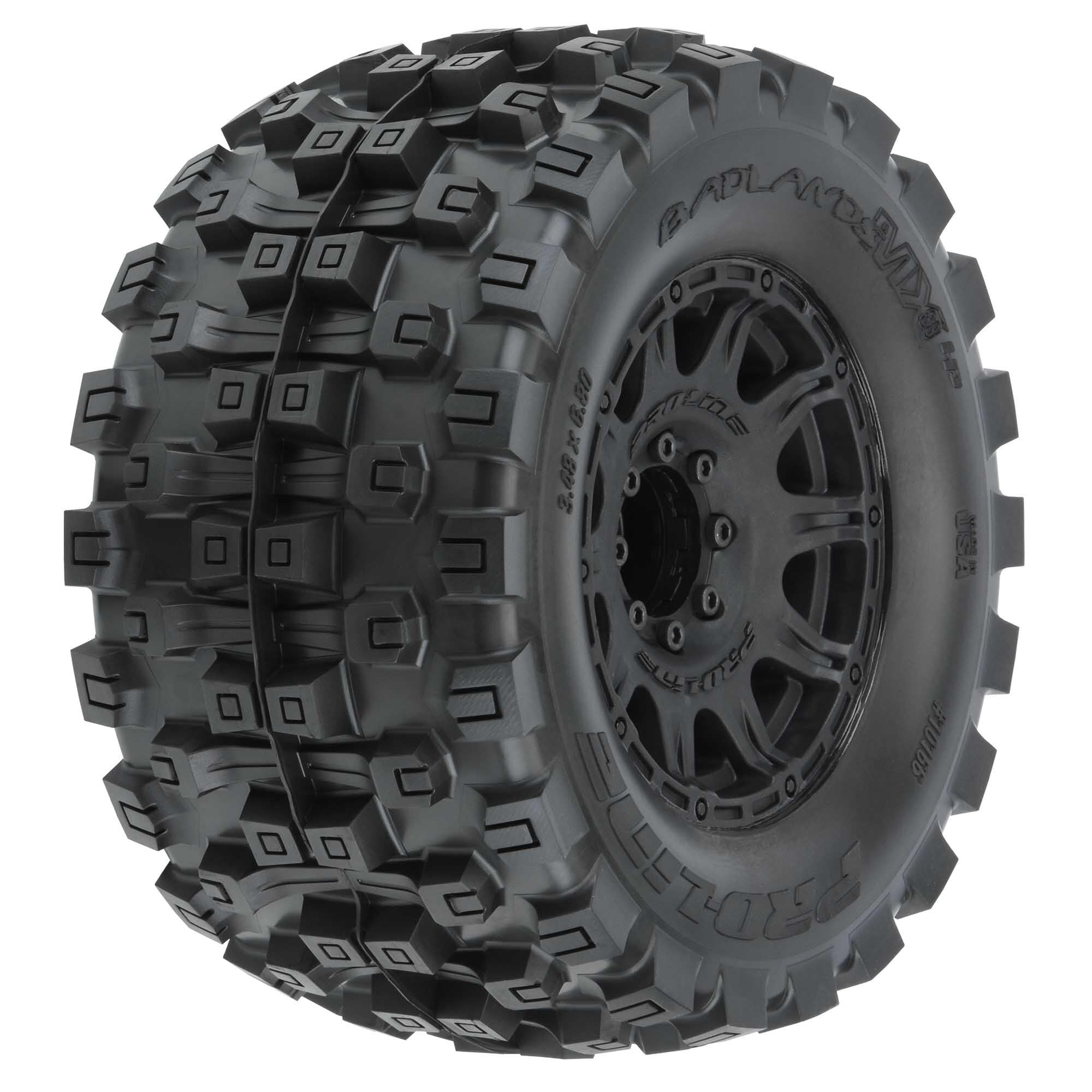 Pro-Line 1016610 Badlands MX38 HP 3.8" Belted Raider 8x32 17mm F/R