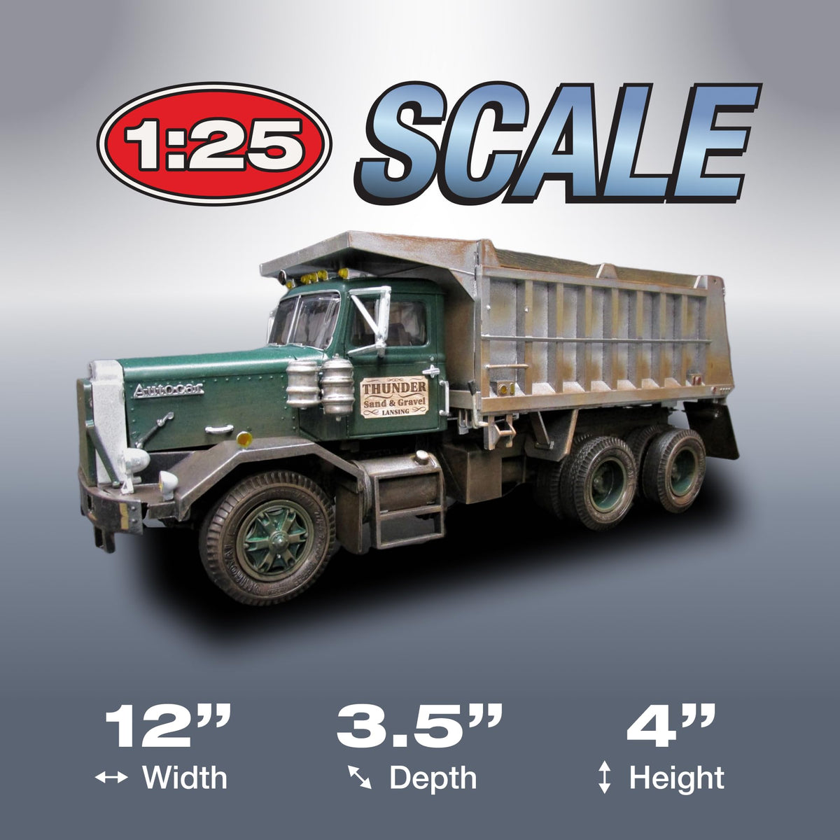 AMT 1150 1/25 Autocar Dump Truck Model Kit