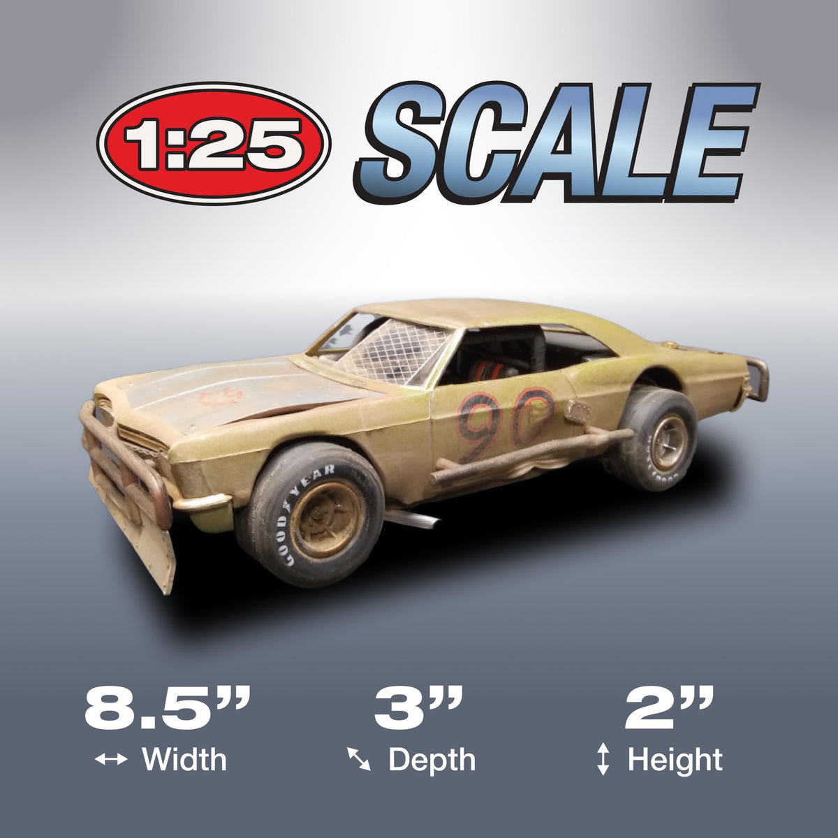 AMT 1183 1/25 1966 Chevy Impala Modified Stocker Model Kit