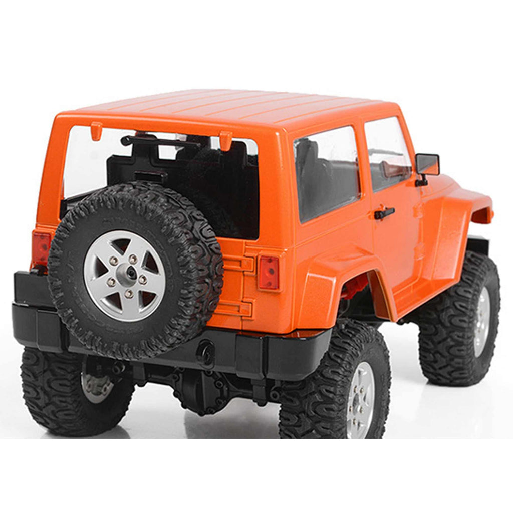 RC4WD ZRTR0048 1/18 Gelande II RTR w/ Black Rock Body Set,Orange