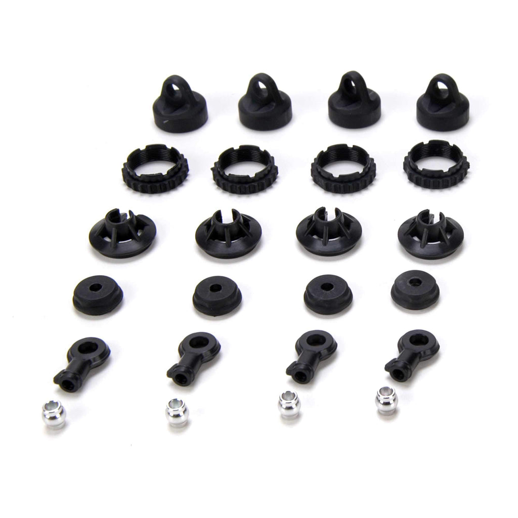 Losi LOSB2904 Shock Plastics Set (4): 10-T Ten-T Ten-SCTE 810-Buggy