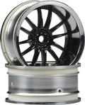 HPI Racing 3288 Work XSA 02C Wheel 26mm Chrome/Black (9mm Offset)