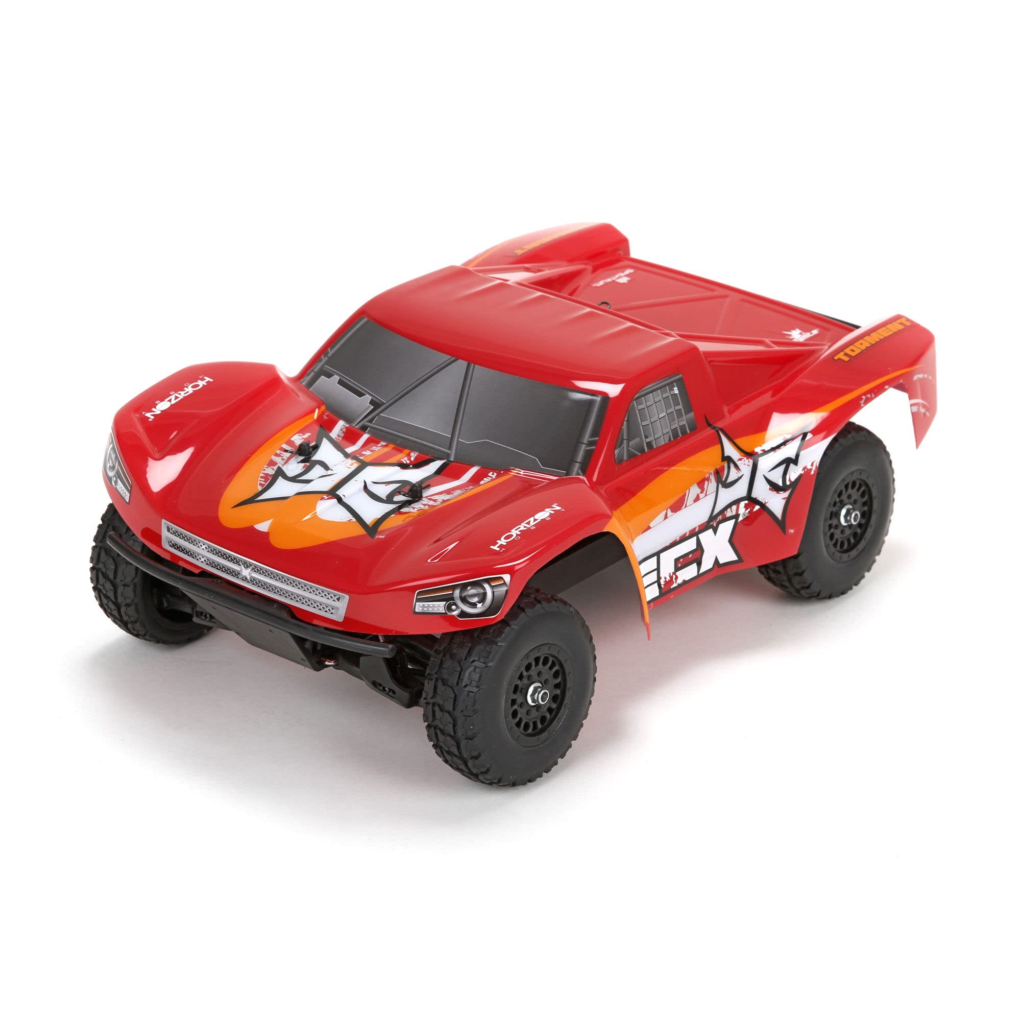 ECX ECX01001T2 Torment 1/18 4WD Short Course Truck: Red/Orange RTR