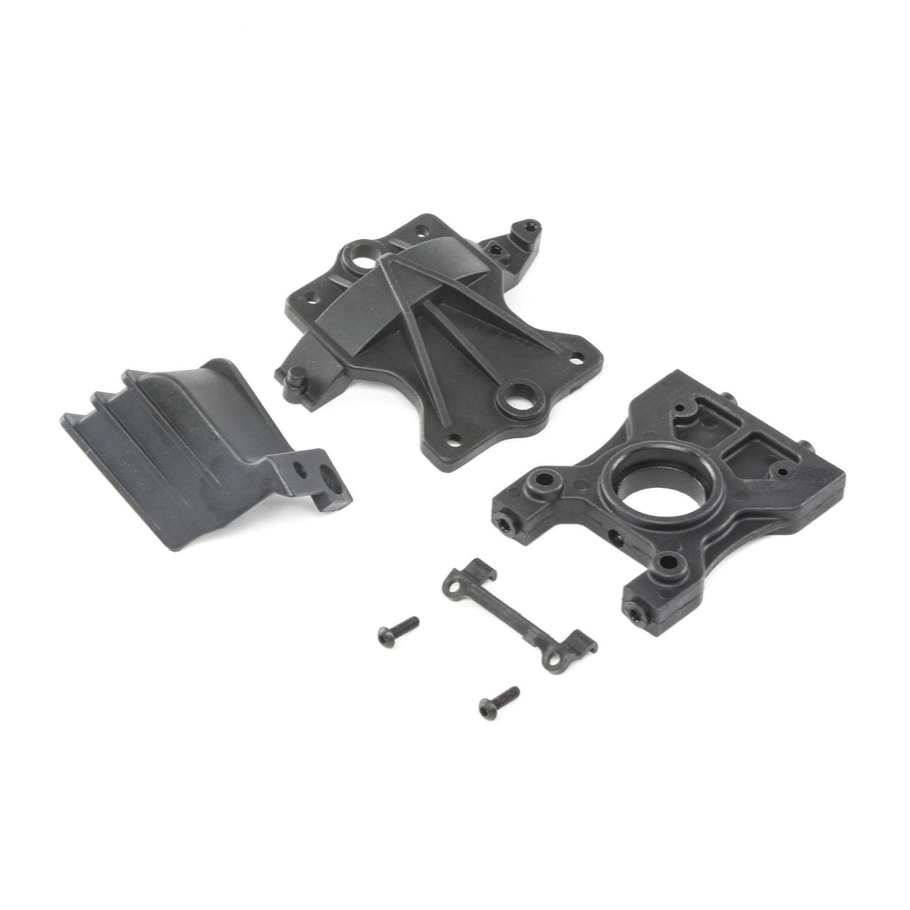 Losi LOS252059 Center Diff Standoff,Top Plate & Gear Cover: DBXL-E