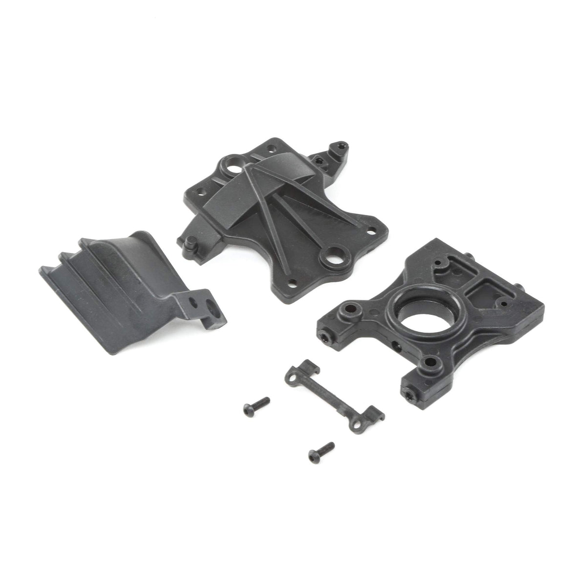 Losi LOS252059 Center Diff Standoff,Top Plate & Gear Cover: DBXL-E