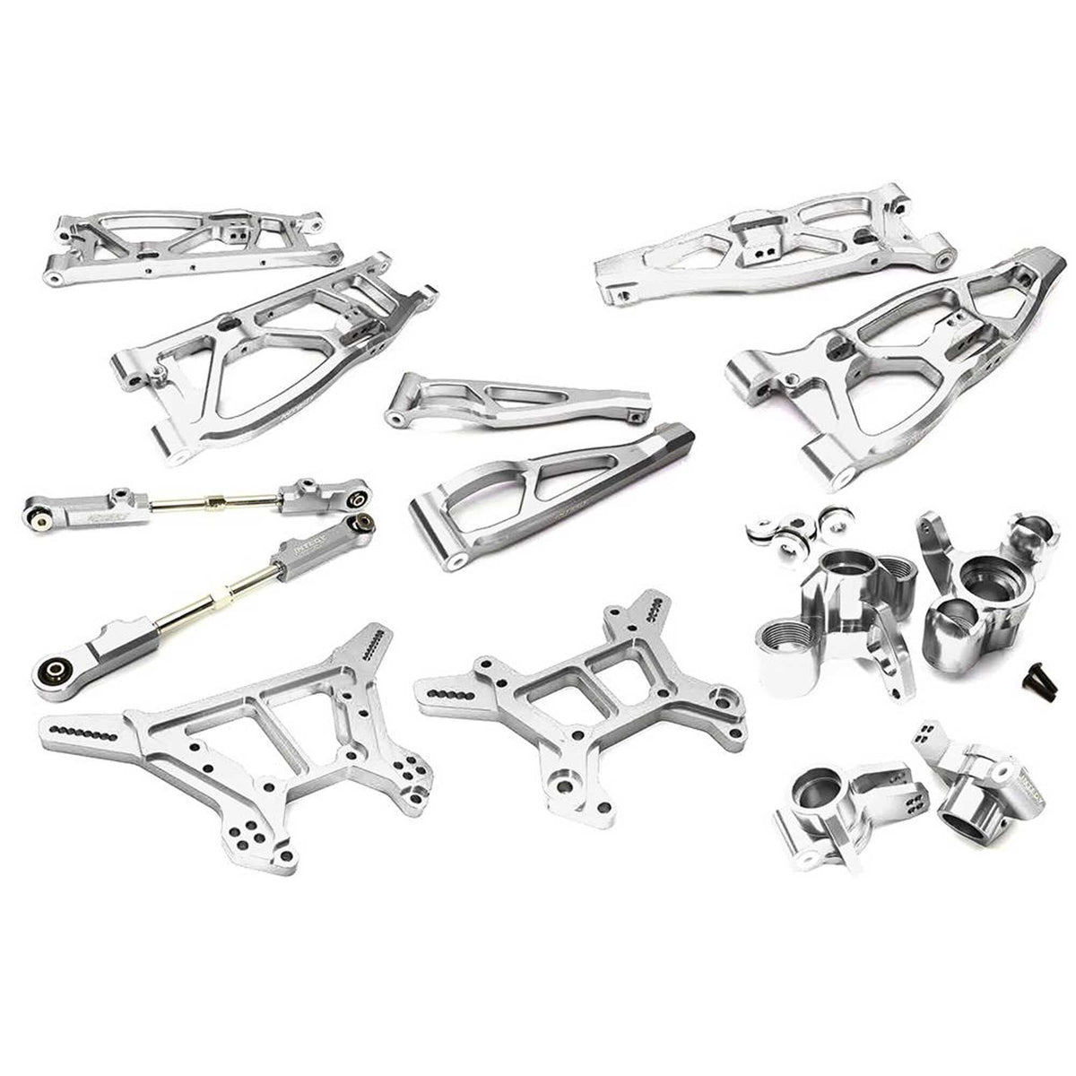 Integy C28729SILVER Alloy Susp Kit - ARA 1/8 Kraton 6S BLX