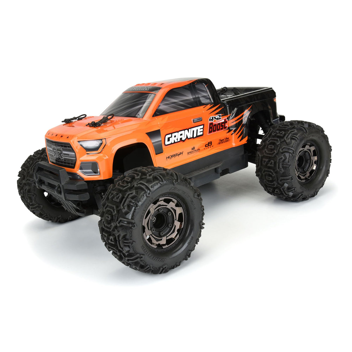 Duratrax DTX2821 Clip-Lck Whl Face Blk Chrm for Ripper 2.8 Whl (2)