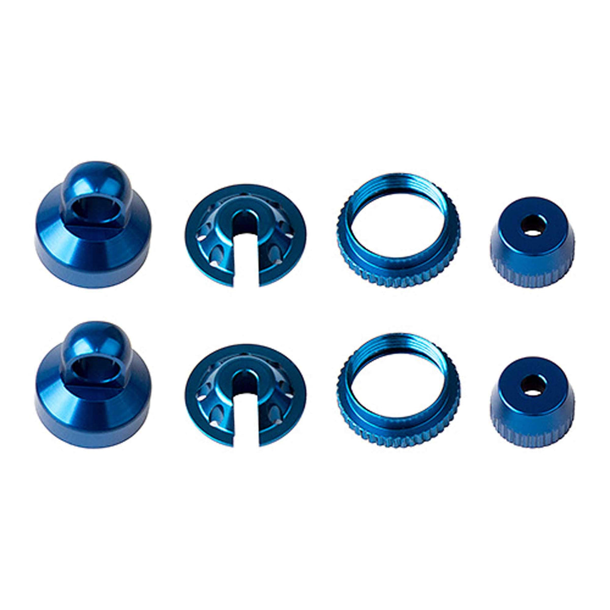 Team Associated 42085 Enduro Shock Parts, blue aluminum