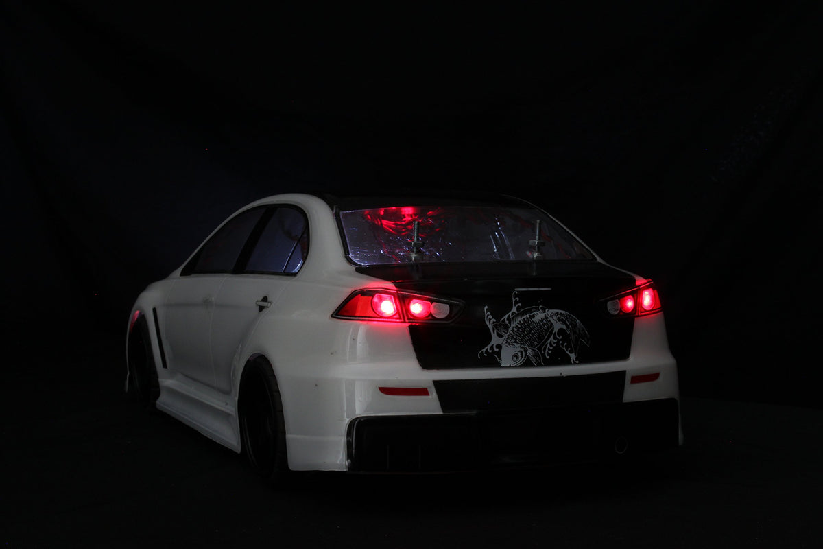 MyTrickRC CR1 Car Package 2 Headlight - 1-UF-7 Controller, 2-White,
