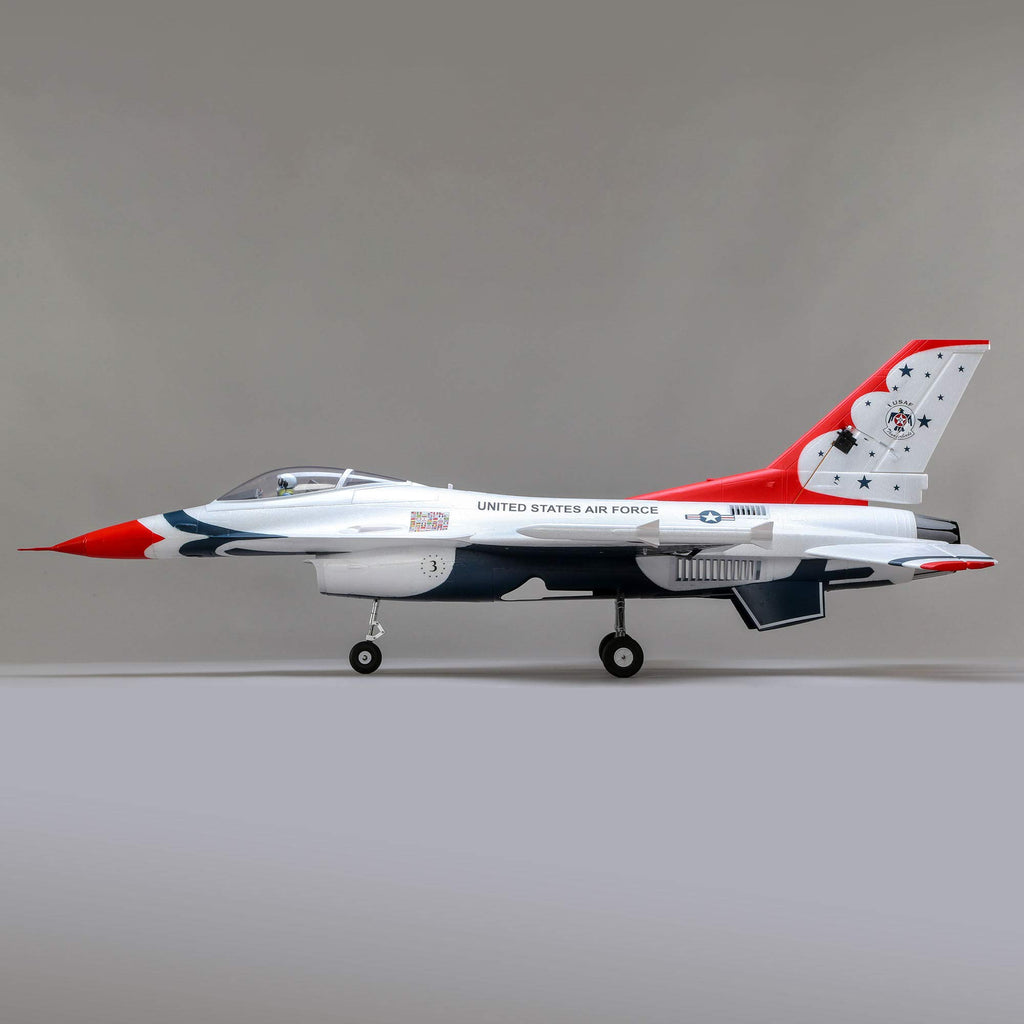 E-Flite EFL78500 F-16 70mm EDF BNF Basic Airplane w/AS3X and SS
