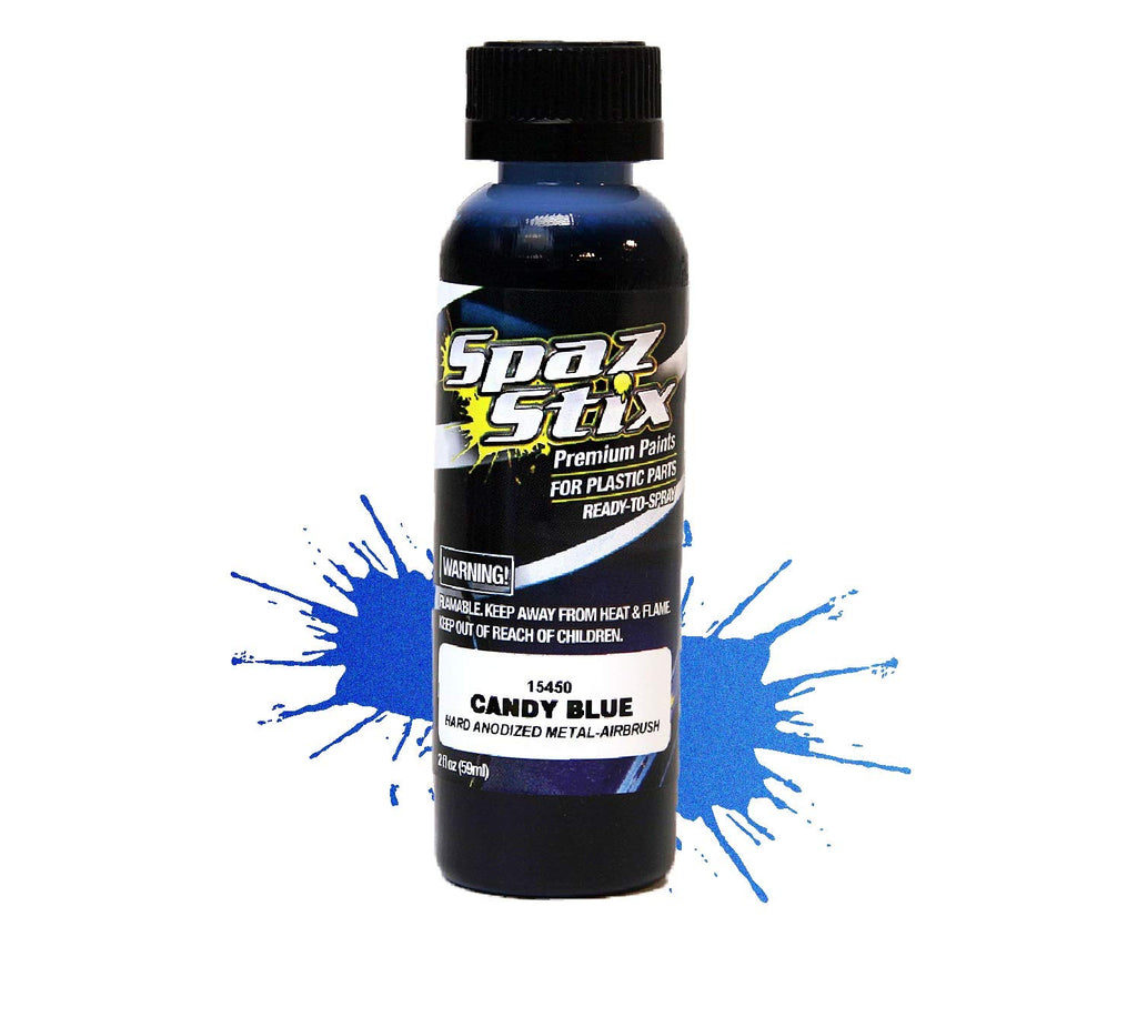 Spaz Stix SZX15450 Candy Blue Airbrush Paint 2oz