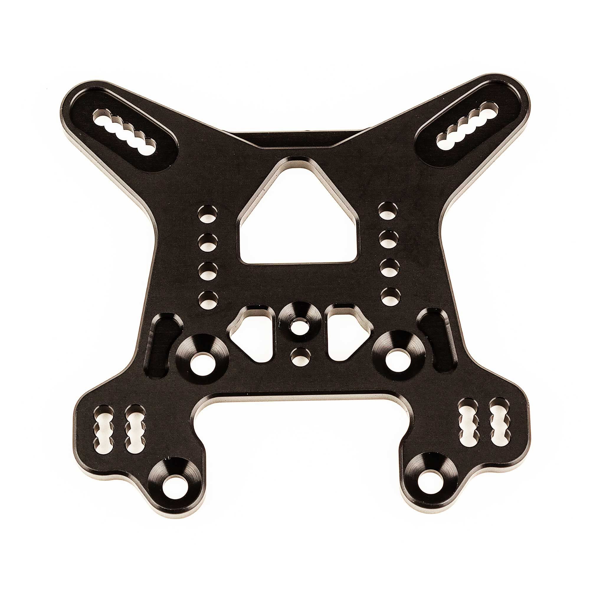 Team Associated 81505 RC8B4 Rear Shock Tower, Black Aluminum