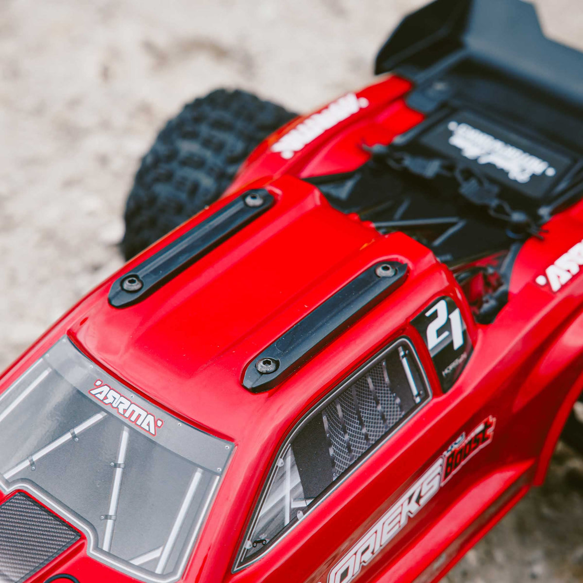 ARRMA RC Truck 1/10 VORTEKS 4X2 Boost MEGA 550 Brushed Stadium Truck RTR