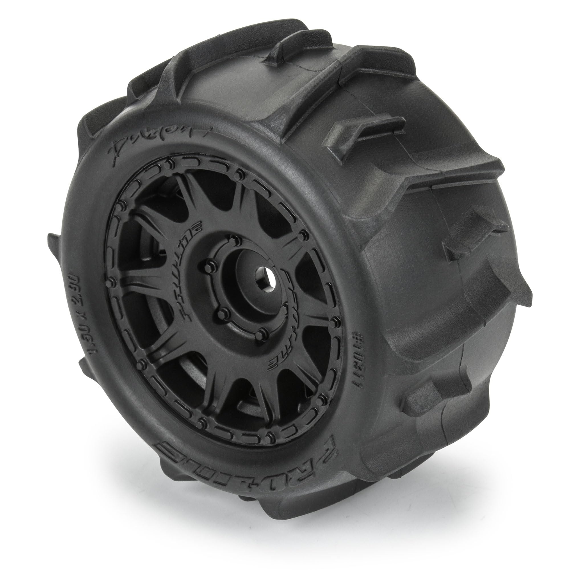 Pro-Line 1031110 Dumont F/R Tires Mounted 12mm Hex Black Raid (4) for Arrma Granite Grom