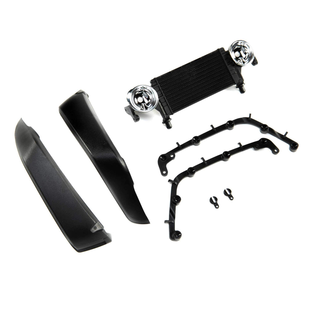 Axial AXI230020 Radiator & Front Fenders Jeep JLU: SCX10III