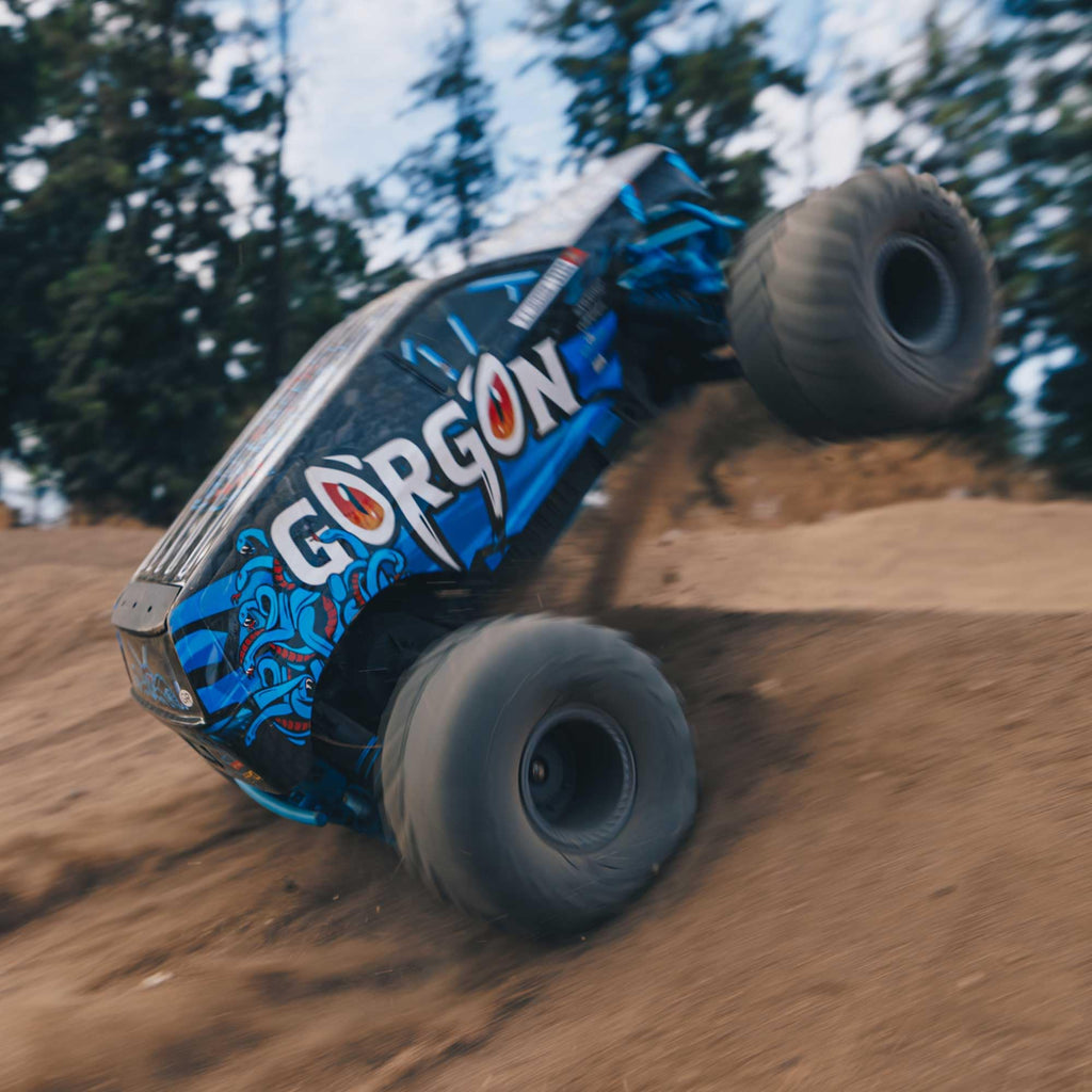 Arrma ARA3230T1 GORGON 2wd MT 1/10th RTR (No Battery), Blue
