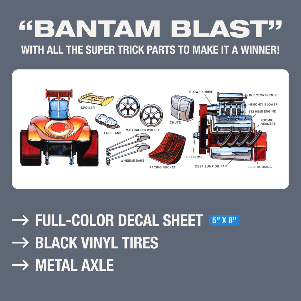 MPC 993 Bantam Blast AA/FA Altered Roadster Dragster 1/25 Plastic Model Kit