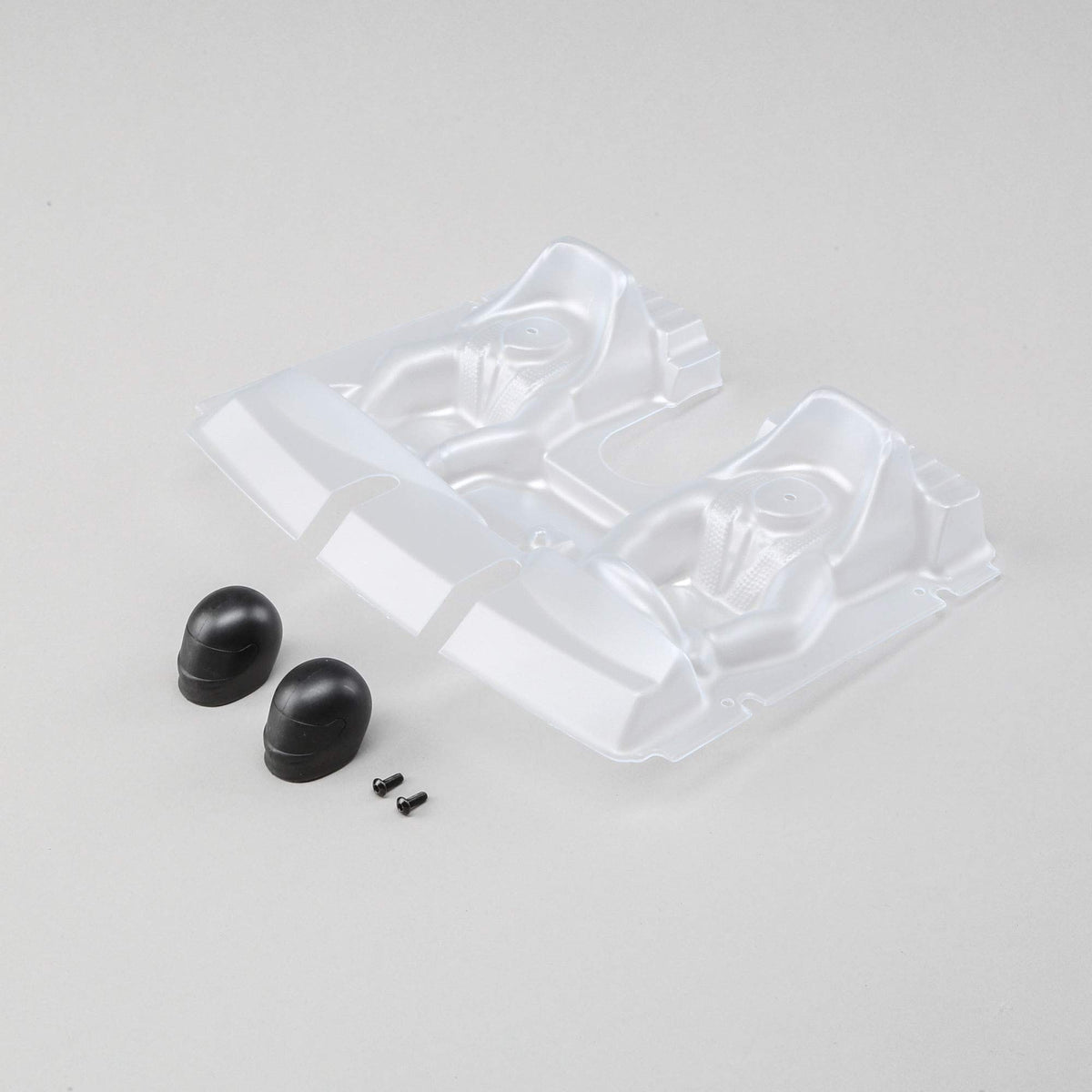 Losi LOS230020 Interior Set with Helmets, Clear: Baja Rey