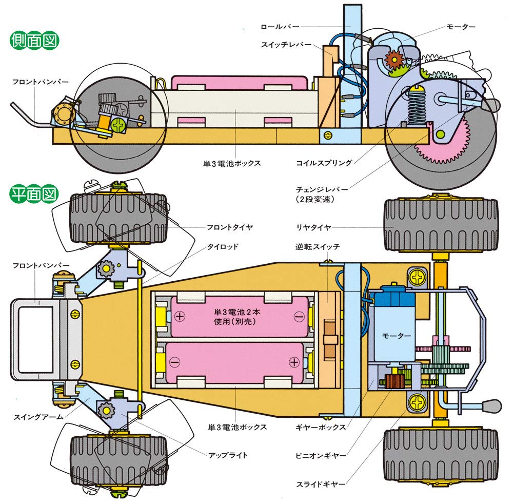Tamiya 70112 Buggy Car Chassis Set