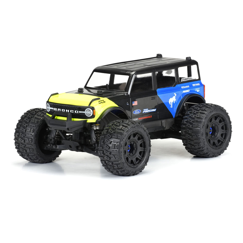 Pro-Line 359400 1/8 2021 Ford Bronco Clear Body: Maxx, E-Revo 2.0
