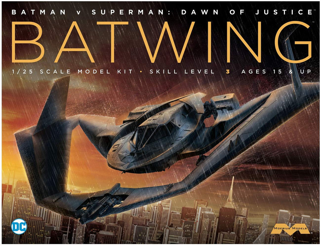 Moebius Models 969 1/25 BvS Batplane Model Kit
