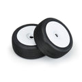 Pro-Line 9071233 1/8 Convict S3 F/R Buggy Tires MTD 17mm White Wheels (2)