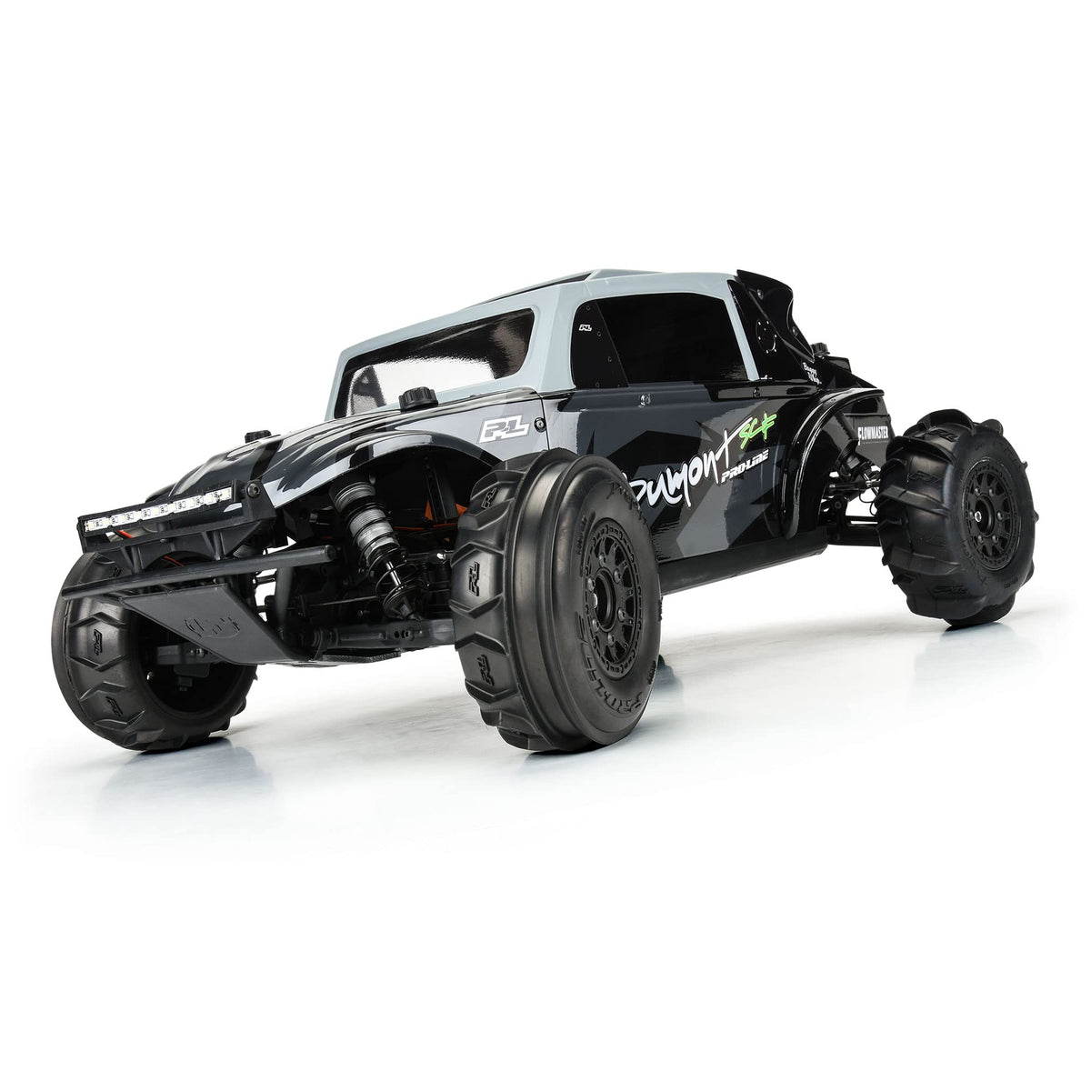 Pro-Line 1021210 1/10 Dumont Fr Paddle/Rib 2.2"/3.0" SC 12mm Black Raid (2)