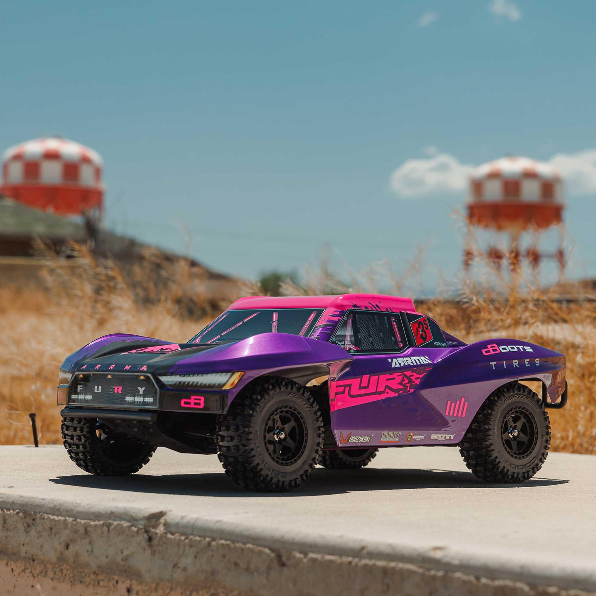 ARRMA RC Truck 1/10 Fury 2wd 223S BLX Brushless Short Course Truck RTR