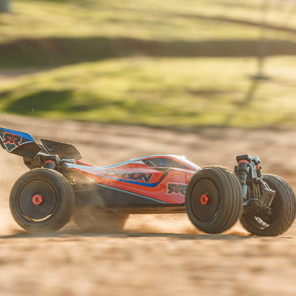 ARRMA RC Car 1/8 Typhon 4X4 RTR Brushed Buggy, Red (Battery and Charger Not Included), ARA4206V4T3