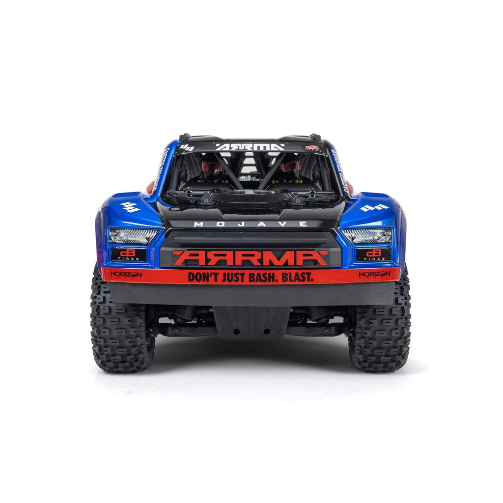 Arrma ARA4404T2 MOJAVE 4X4 4S BLX 1/8th Scale Desert Truck Blue/Red