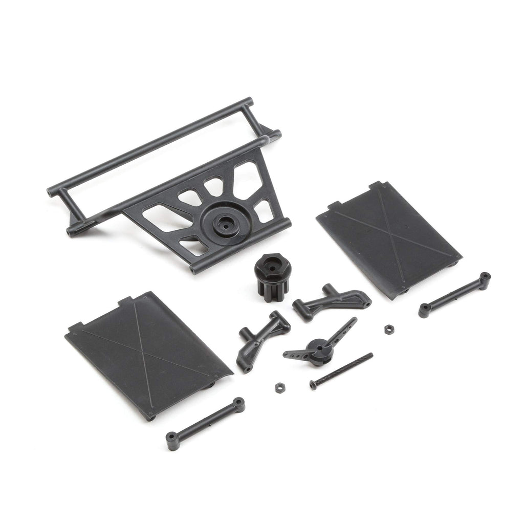 Losi LOS251078 Cage Rear, Tower Supports,Mud Guards: SuperRockRey
