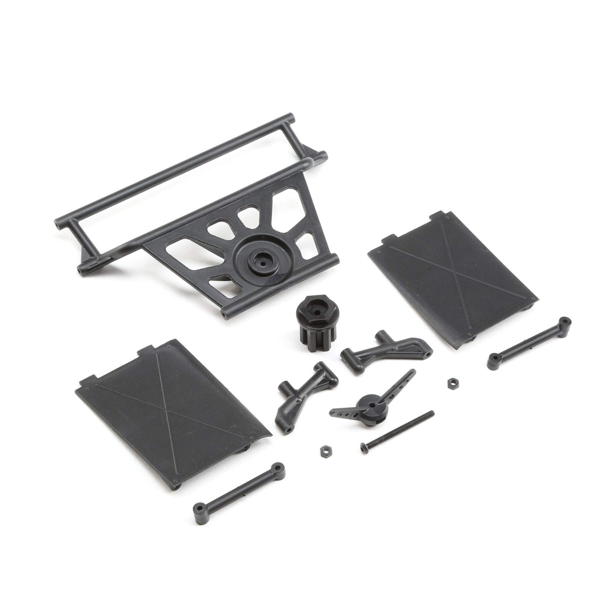 Losi LOS251078 Cage Rear, Tower Supports,Mud Guards: SuperRockRey
