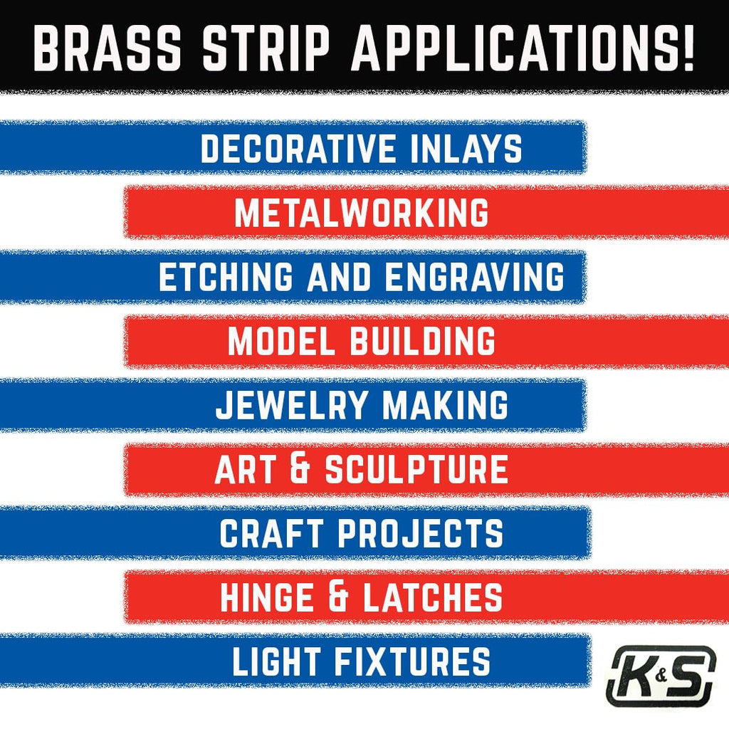 K & S Precision Metals Brass Strip
