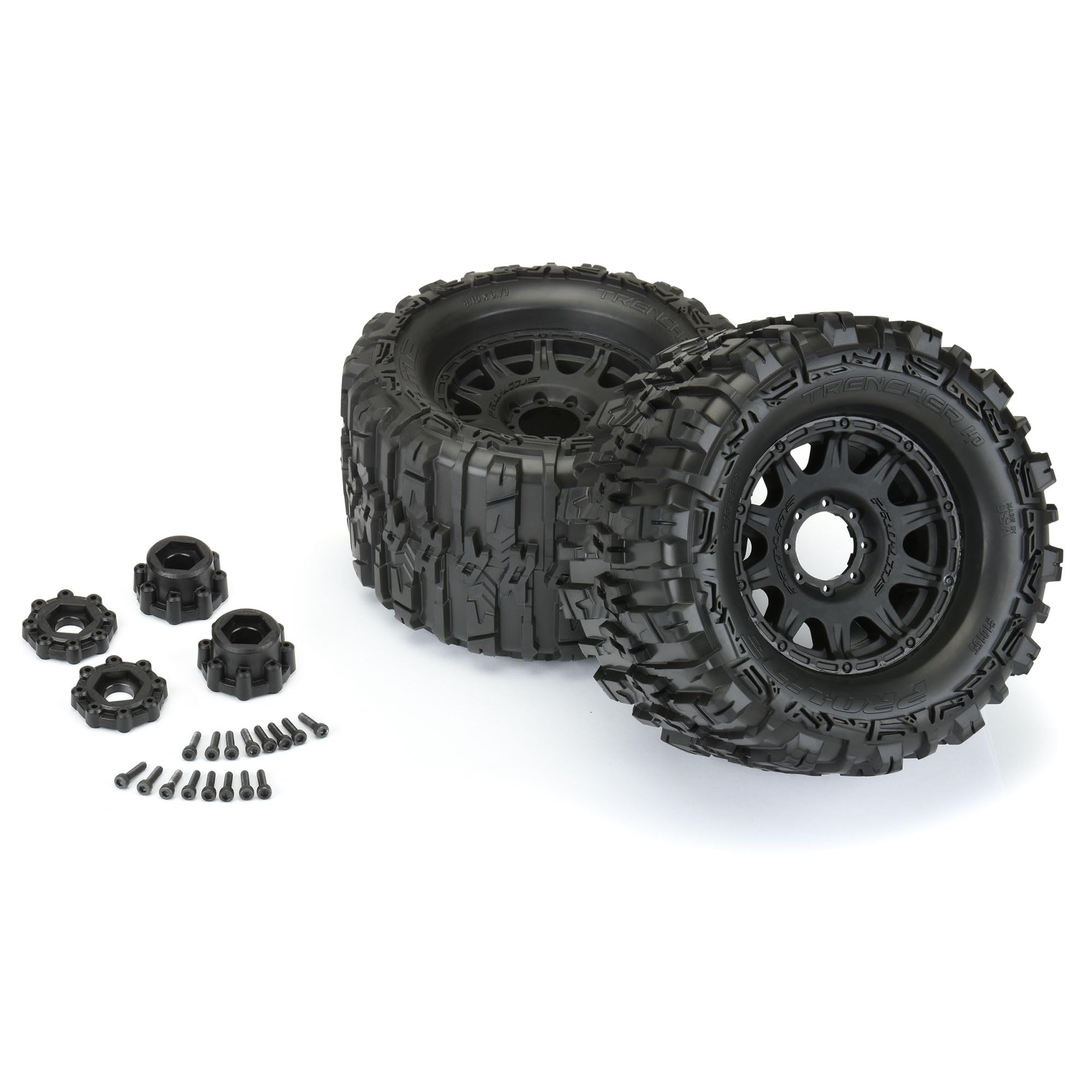Pro-Line 1015510 Trencher HP 3.8" Belted MTD Raid 8x32 17mm MT F/R