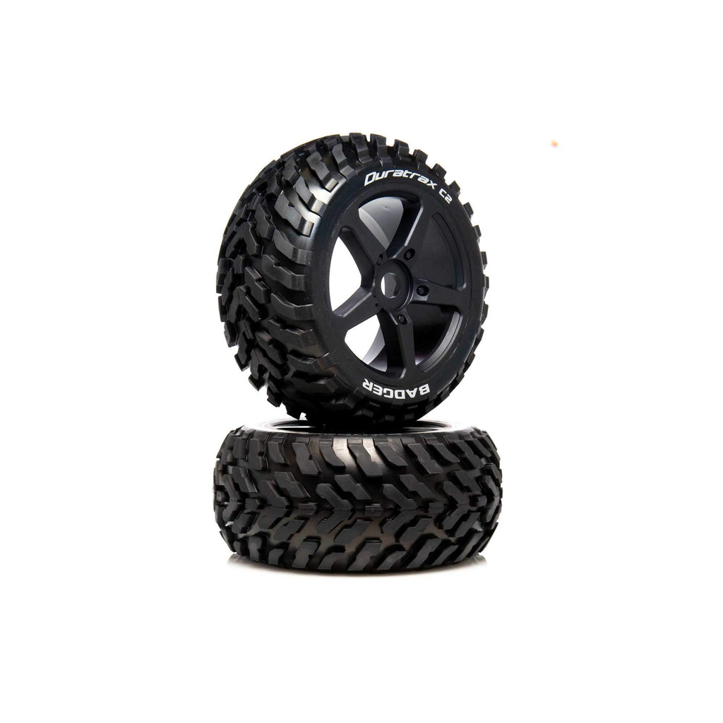DuraTrax DTXC5572 1/8 BADGER Truggy Tire C2 Mounted 0 Offset (2)