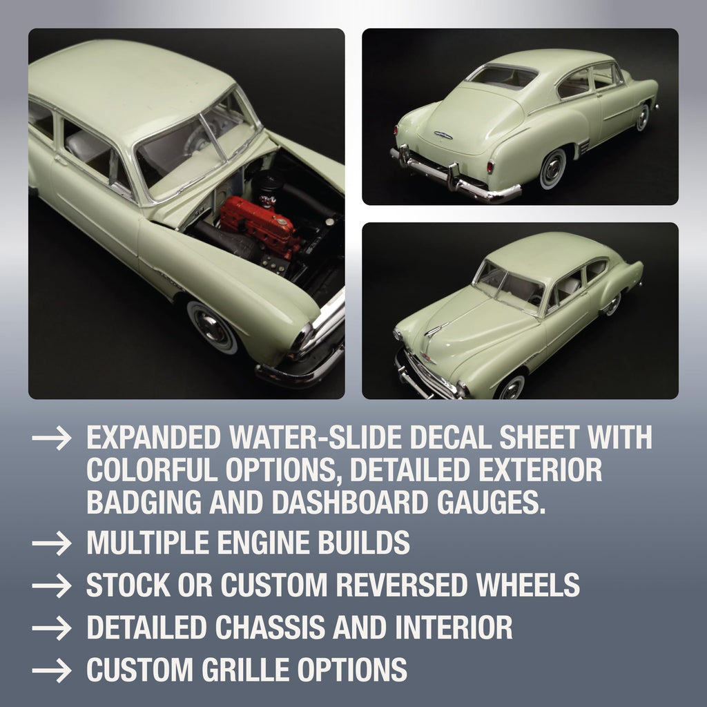 AMT 1378 1/25 1951 Chevrolet Fleetline 2-in-1 Plastic Model Kit New