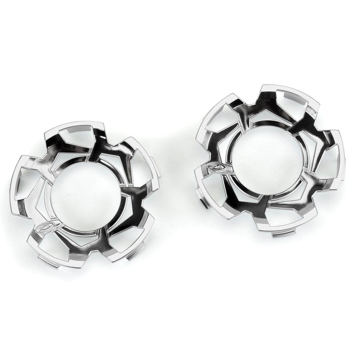 Duratrax DTX2825 Clip-Lock Wheel Face (Mirror Chrome) for Ripper 3.8"" Wheel (2)